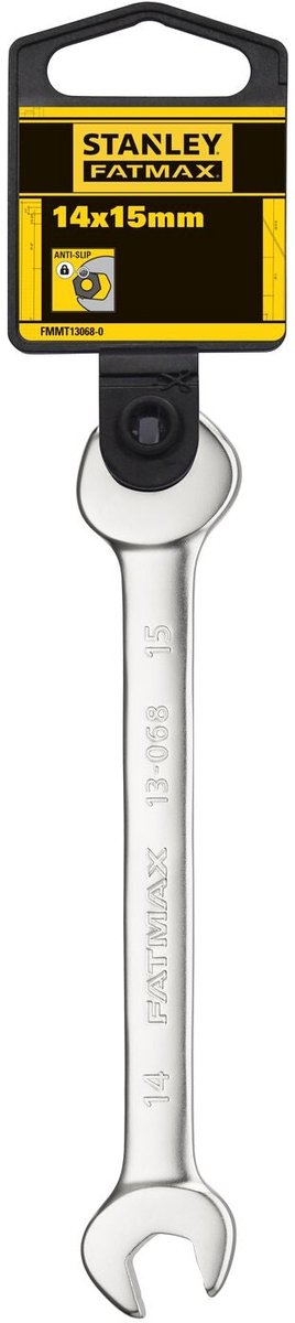 Stanley - Fatmax Maulschlüssel 14x15mm rutschfest - Maulschlüssel - Maulschlüssel - 1 Stück(e)