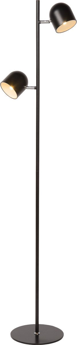 Lucide Skanska - Stehleuchte - LED 3 Stepdim - 2x5W 3000K - Schwarz