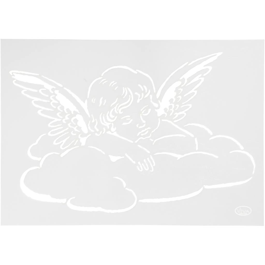 Viva Decor Flexible Vorlage, Engel, A4, VEL 210x297 mm, 1 Stück