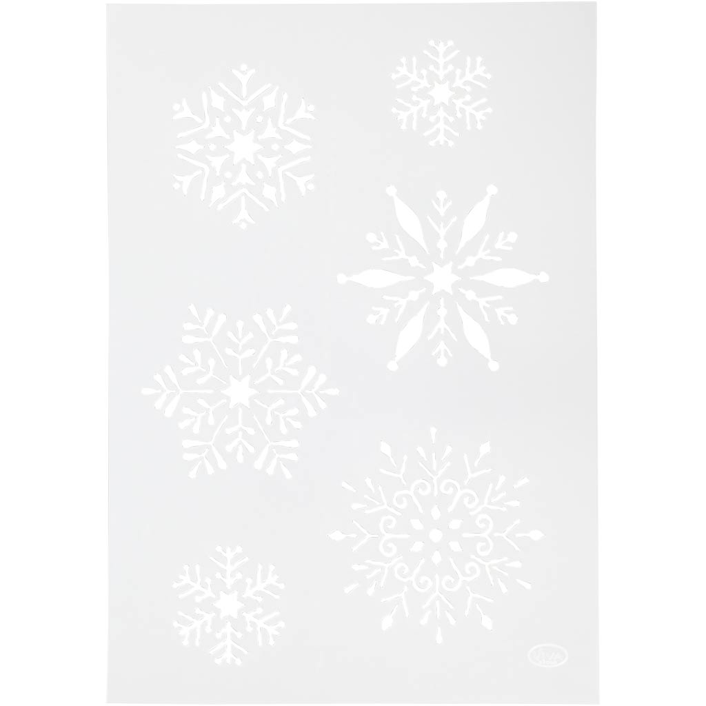 Viva Decor Flexible Vorlage, Schneeflocke, A4, VEL 210x297 mm, 1 Stück