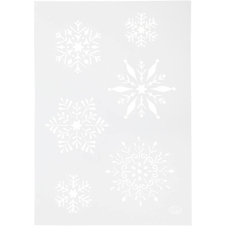Viva Decor Flexible Vorlage, Schneeflocke, A4, VEL 210x297 mm, 1 Stück