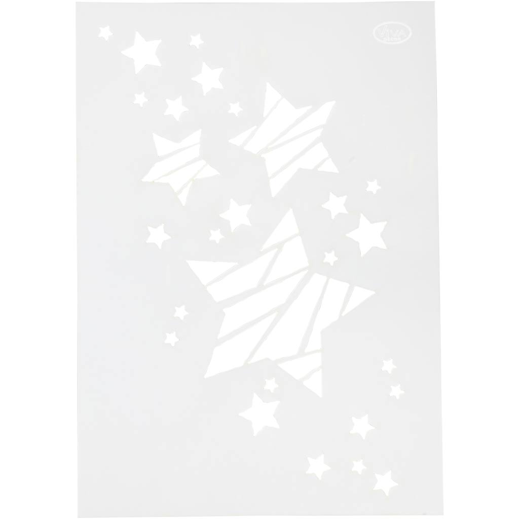 Kreativfirma Flexible Vorlagen Stars A4