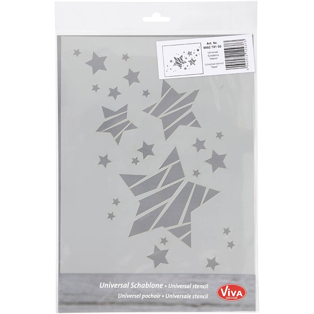 Kreativfirma Flexible Vorlagen Stars A4