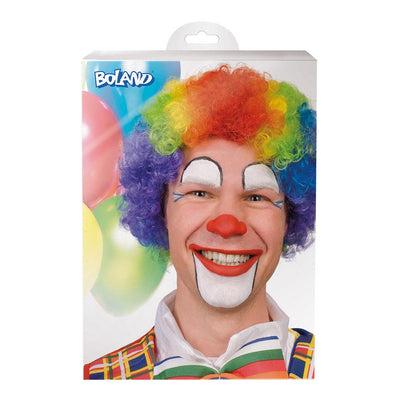 Boland Perücken Clown Multi -Color -Erwachsene