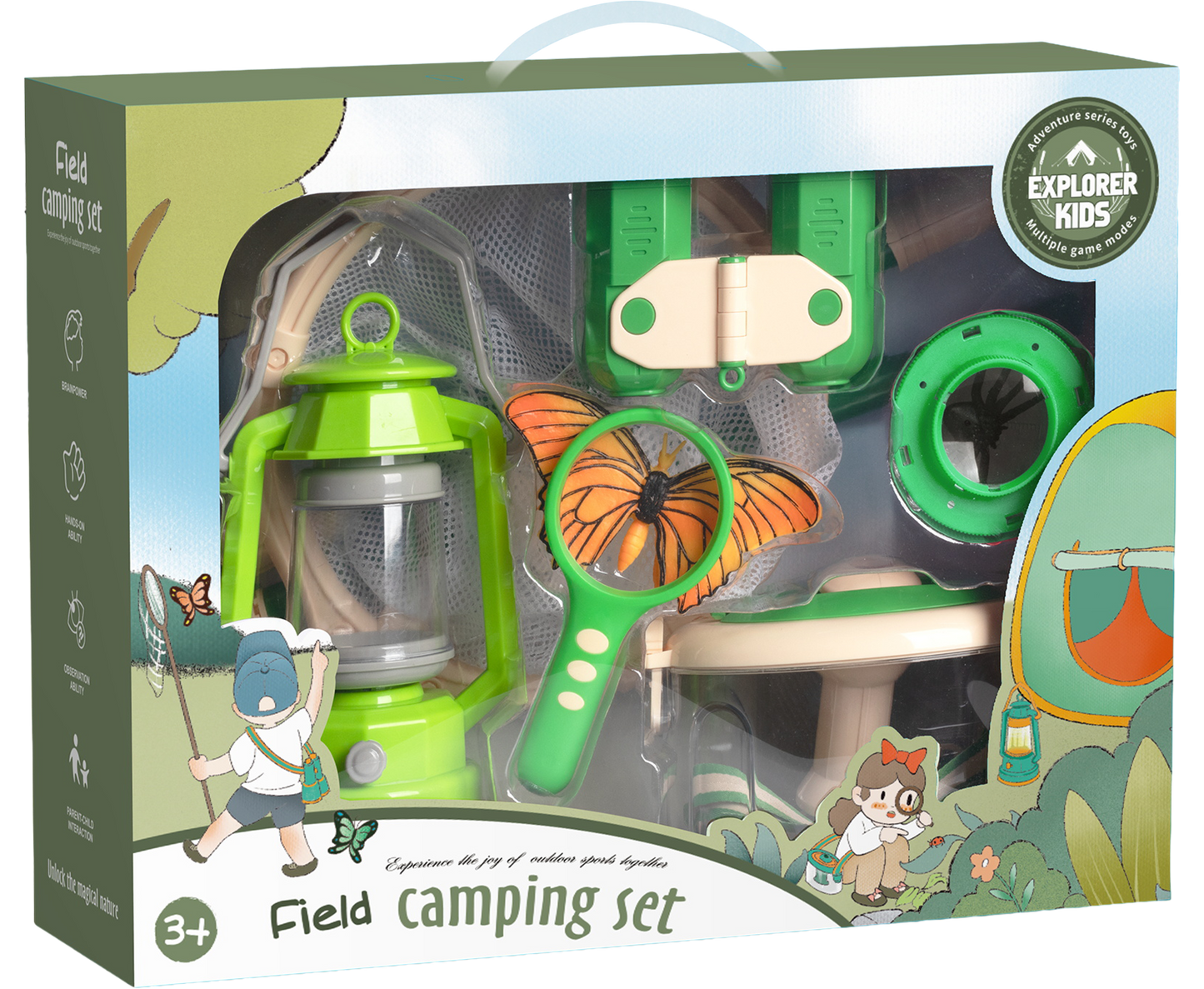 Byomic Kinder-Campingset 8-teilig