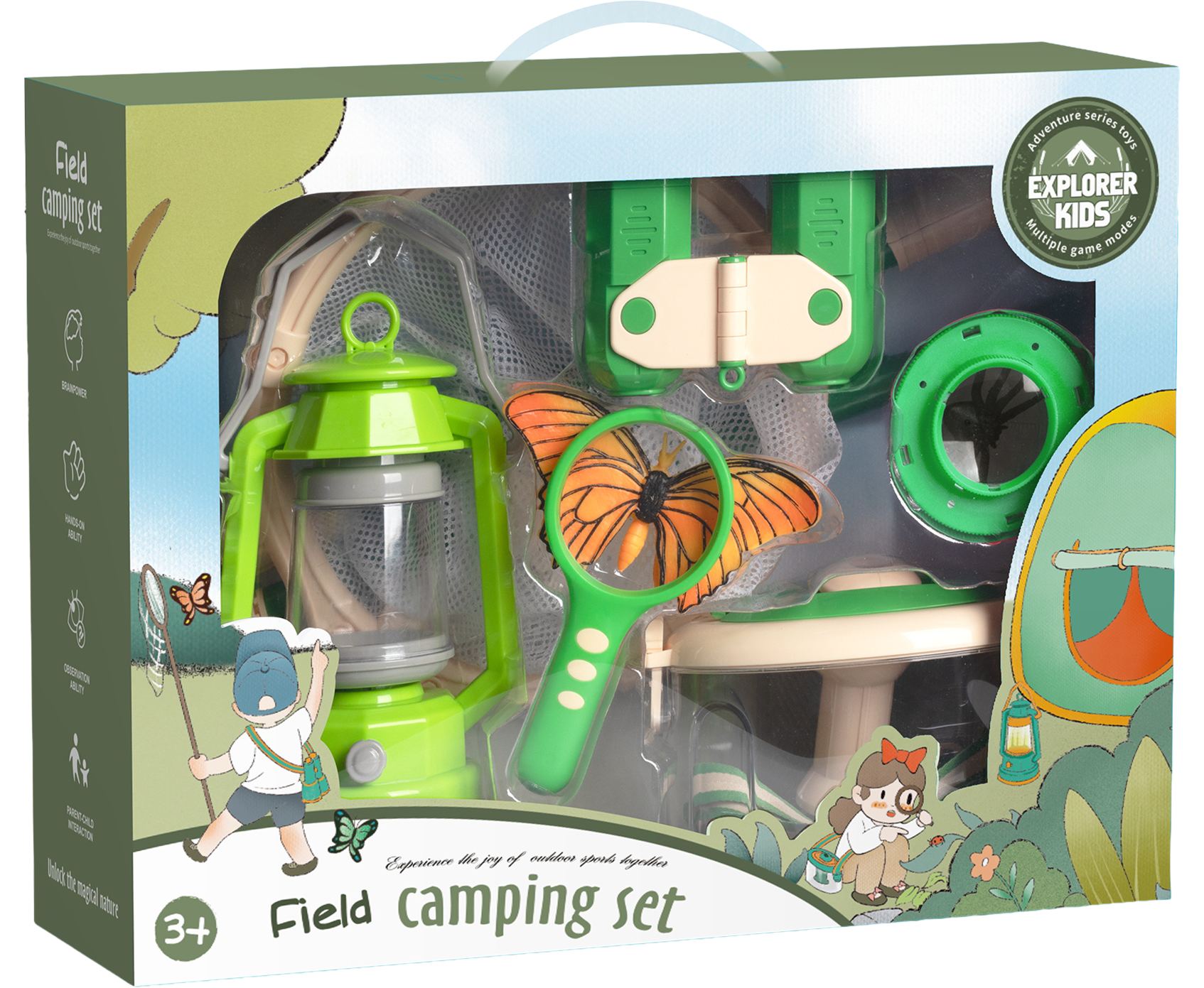 Byomic Kinder-Campingset 8-teilig