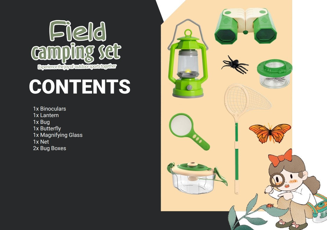 Byomic Kinder-Campingset 8-teilig