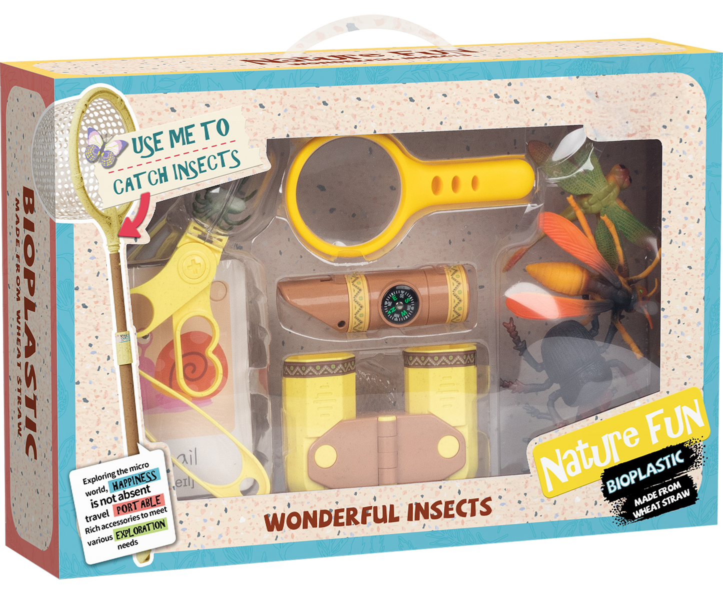 Byomic Kinder-Insektenforscher-Set 18-teilig