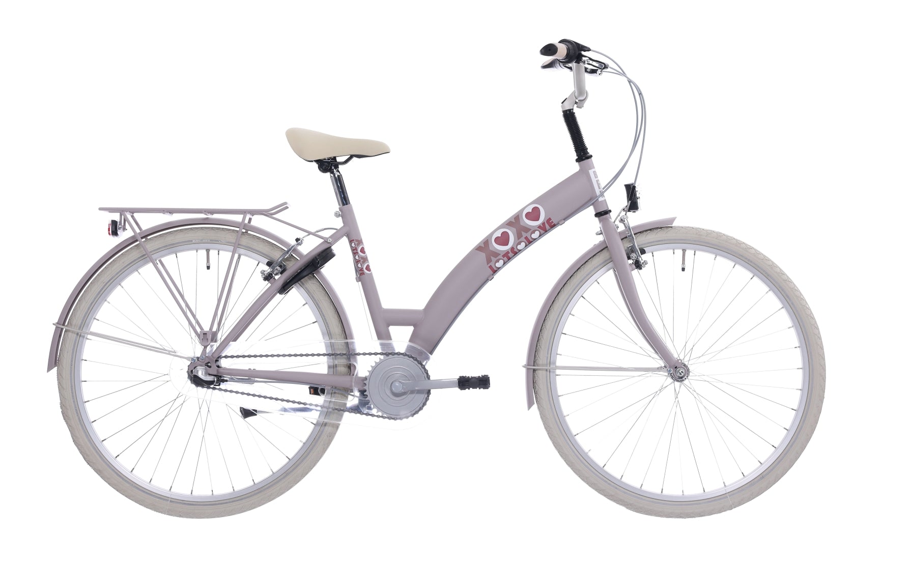 Bikefun Kinderbike 26 Viel Liebe mit Nexus 3 Gears - Adobe Pink
