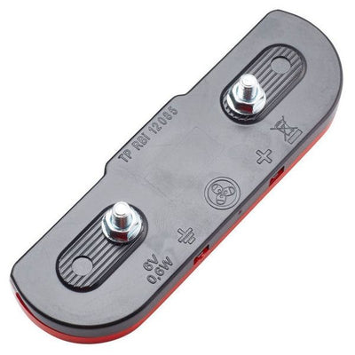 Trelock -Wagenleuchte LS613 Duo flach 50 mm (Montagepaket)