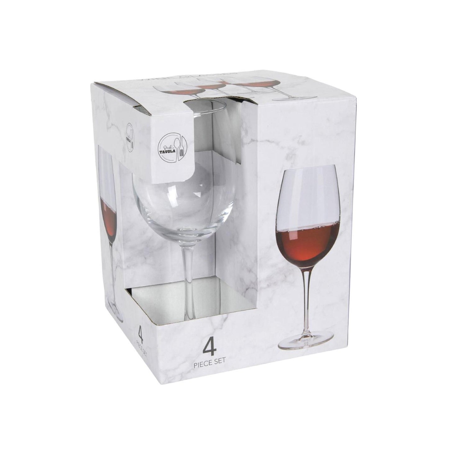 Rotweingläser 460 ml, 4er-Set