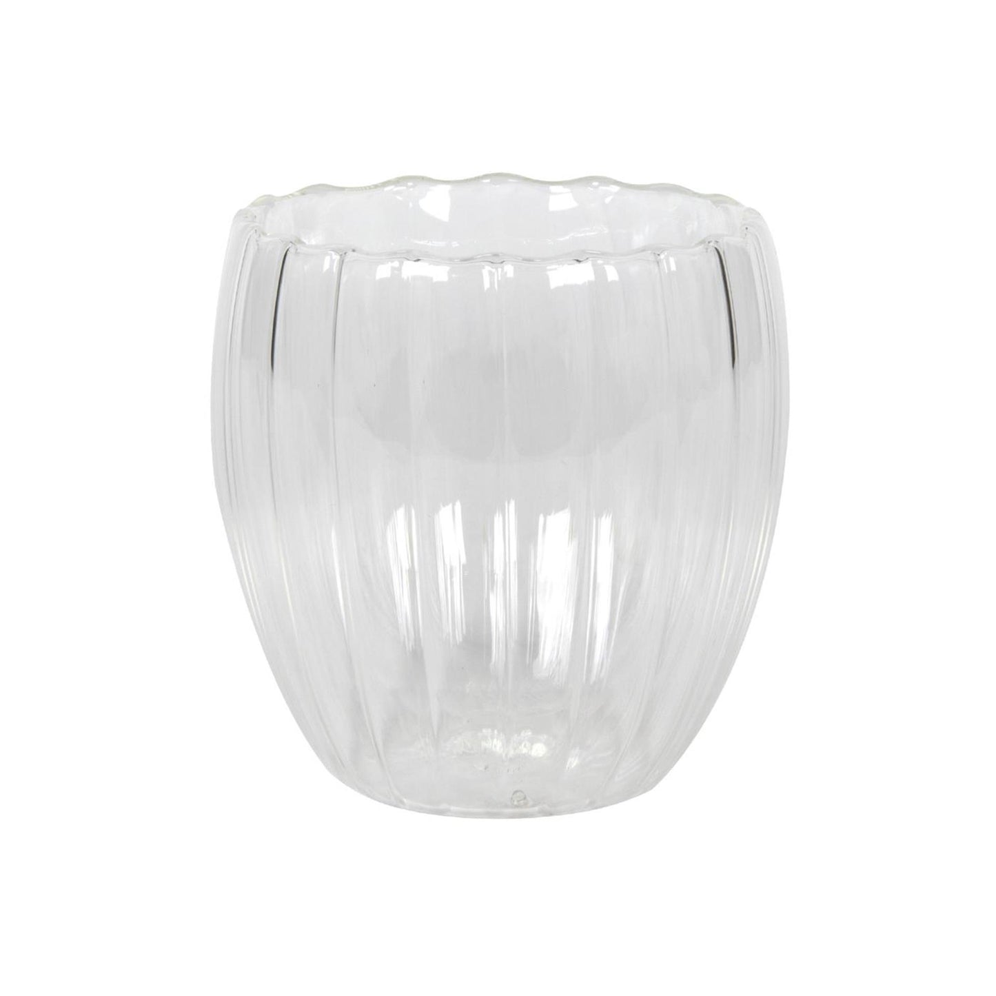 Svenska Living Trinkglas Kürbis doppelwandig 260ml