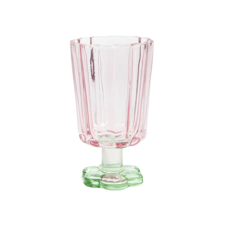Trinkglas in Blumenform, 6 x 7,9 cm