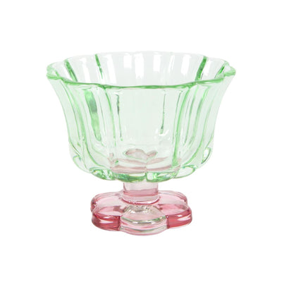 Trinkglas in Blumenform, 6 x 10,8 cm