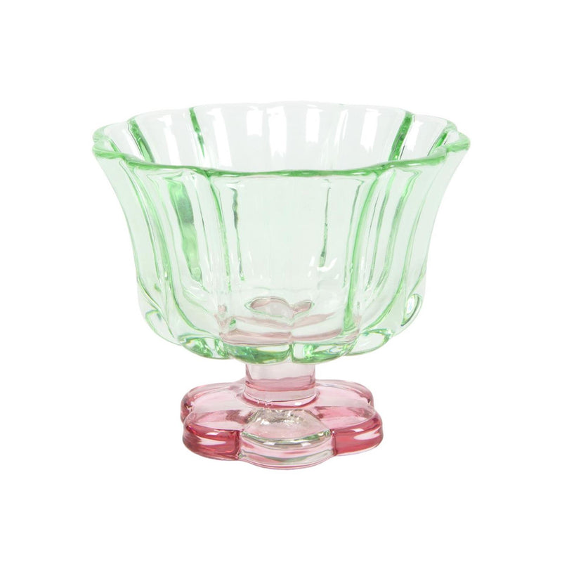 Trinkglas in Blumenform, 6 x 10,8 cm