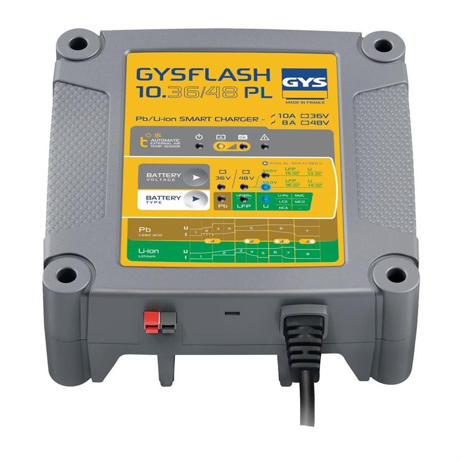 Gysflash Batterieladegerät 10a 36 48v