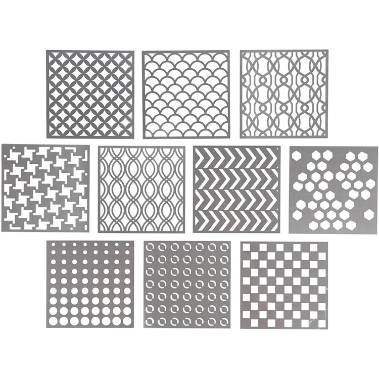 Creativ-Firmenvorlage, Größe 15x15 cm, Stärke 0,31 mm, 10 Blatt 1 Box