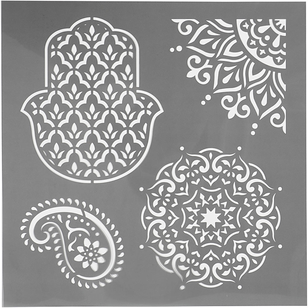 Ethnische Motive des Kreativunternehmens, 30,5 x 30,5 cm