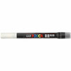UNI-POSCA POSCA-Marker, AFM PCF350, Leitungsdicke 1-10 mm, Pinsel, weiß, 1 Stück