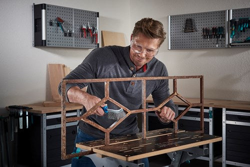 Wolfcraft Handdrahtbürste | Stahl | 265mm | 1 Stück - 2715000