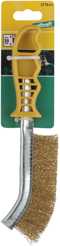 Wolfcraft Handdrahtbürste | Edelstahl | 265mm | 1 Stück - 2717000