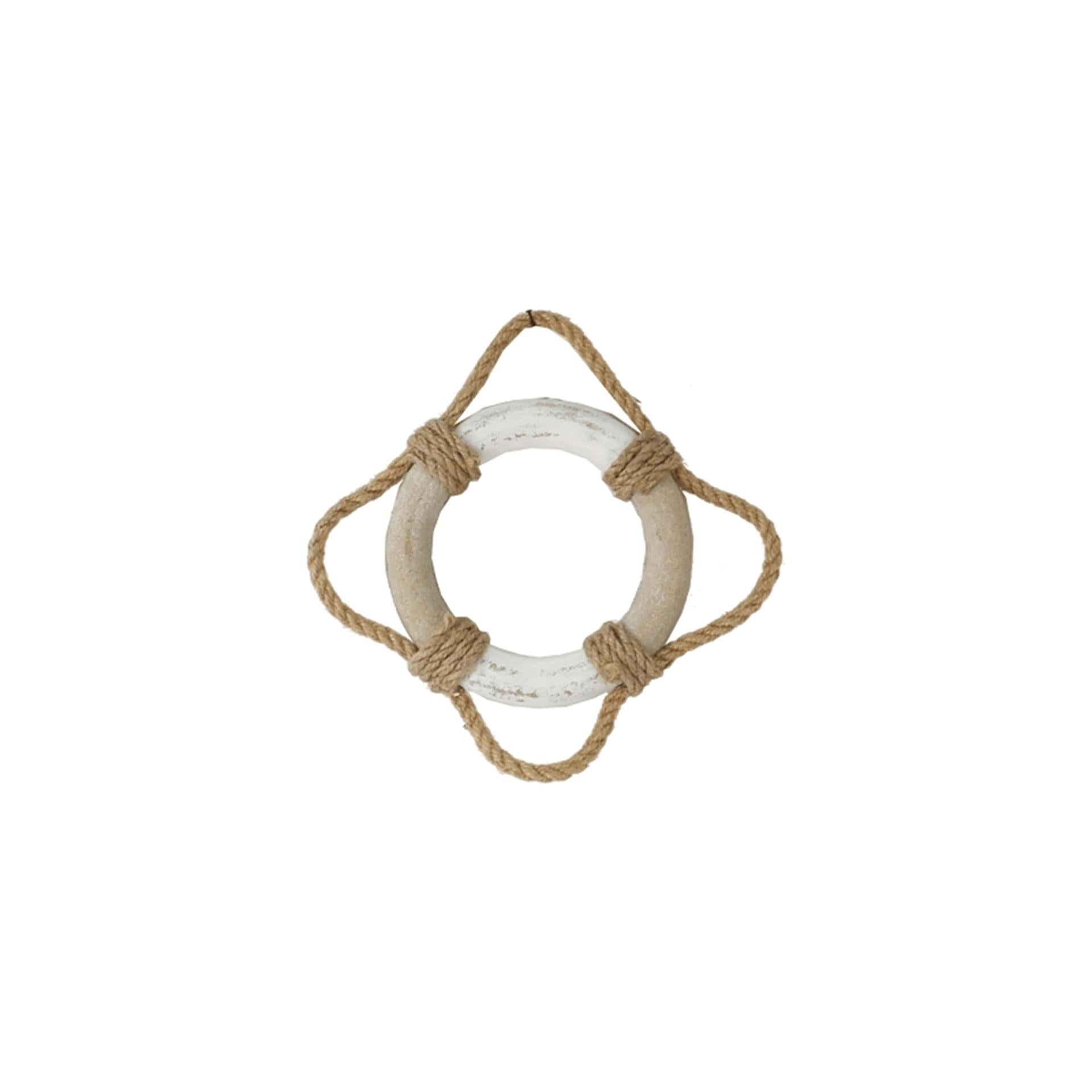 Gerkimex Deko Rettungsring Holz 14,5x14,5x2,5cm