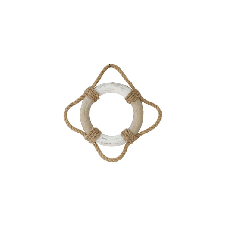 Gerkimex Deko Rettungsring Holz 14,5x14,5x2,5cm
