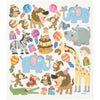 Creativ Firmenaufkleber, Tiergeburtstag, Blatt 15x16,5 cm, 1 Blatt