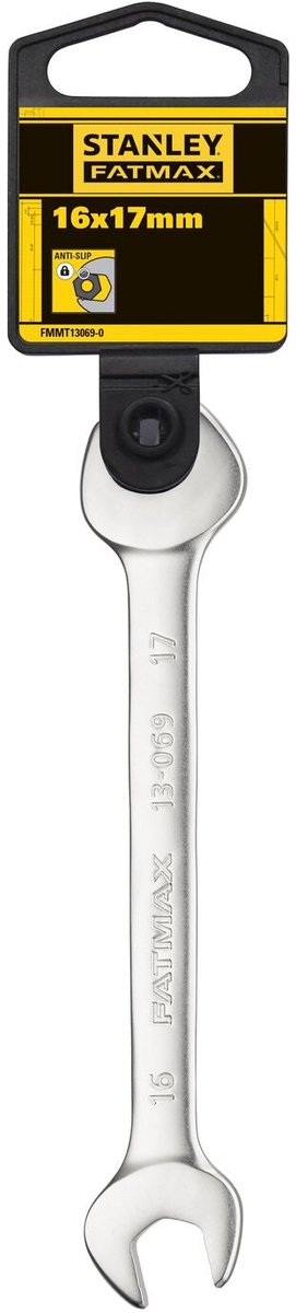 Stanley - Fatmax Maulschlüssel 16x17mm rutschfest - Maulschlüssel - Maulschlüssel - 1 Stück(e)