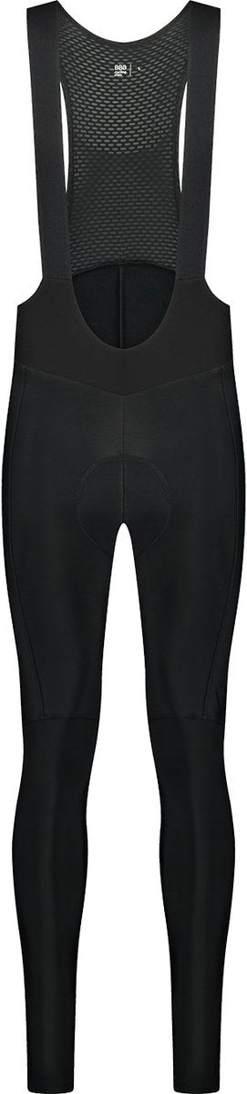 BBB Cycling Thermal Essence lange Radhose Herren mit Sitzpolster und Hosenträgern – Thermo-Radhose – Radhose Winter – Schwarz – Größe XXL – BBW-441