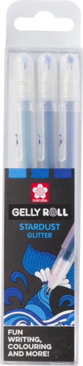 Sakura • Gelly Roll Gelstift Stardust Glitter Ocean 3 Stück