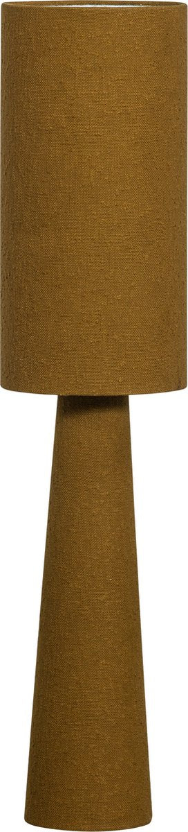Woood Loft-Stehleuchte – Metall-Bouclé – Tapenade – 130 x ø30 cm