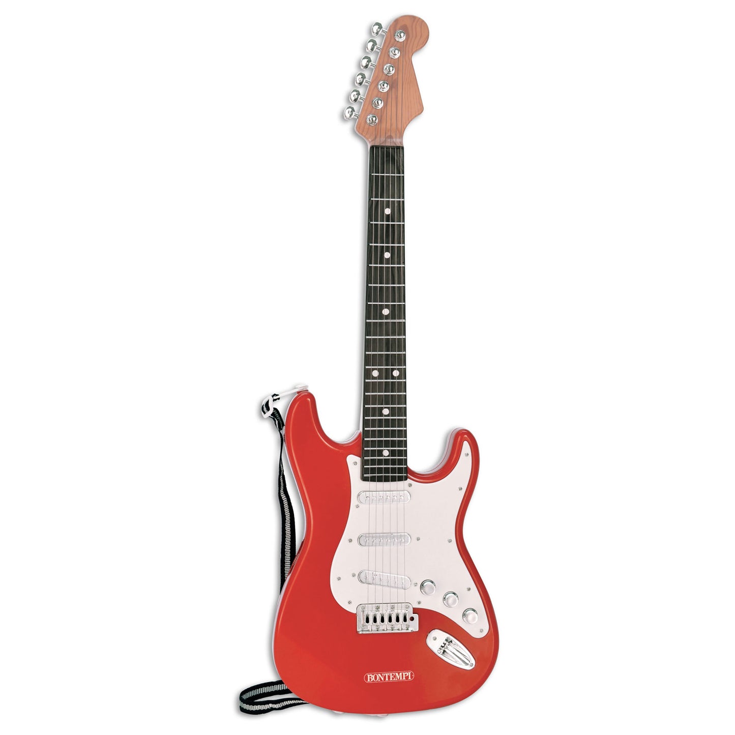 Bontempi E -Gitarre rot mit Gitarrenband