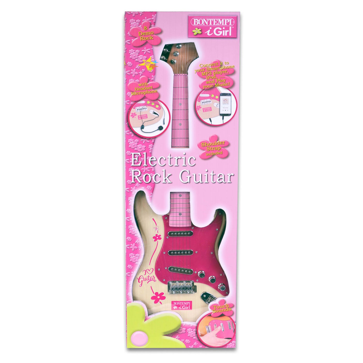 Bontempi E -Gitarre Pink