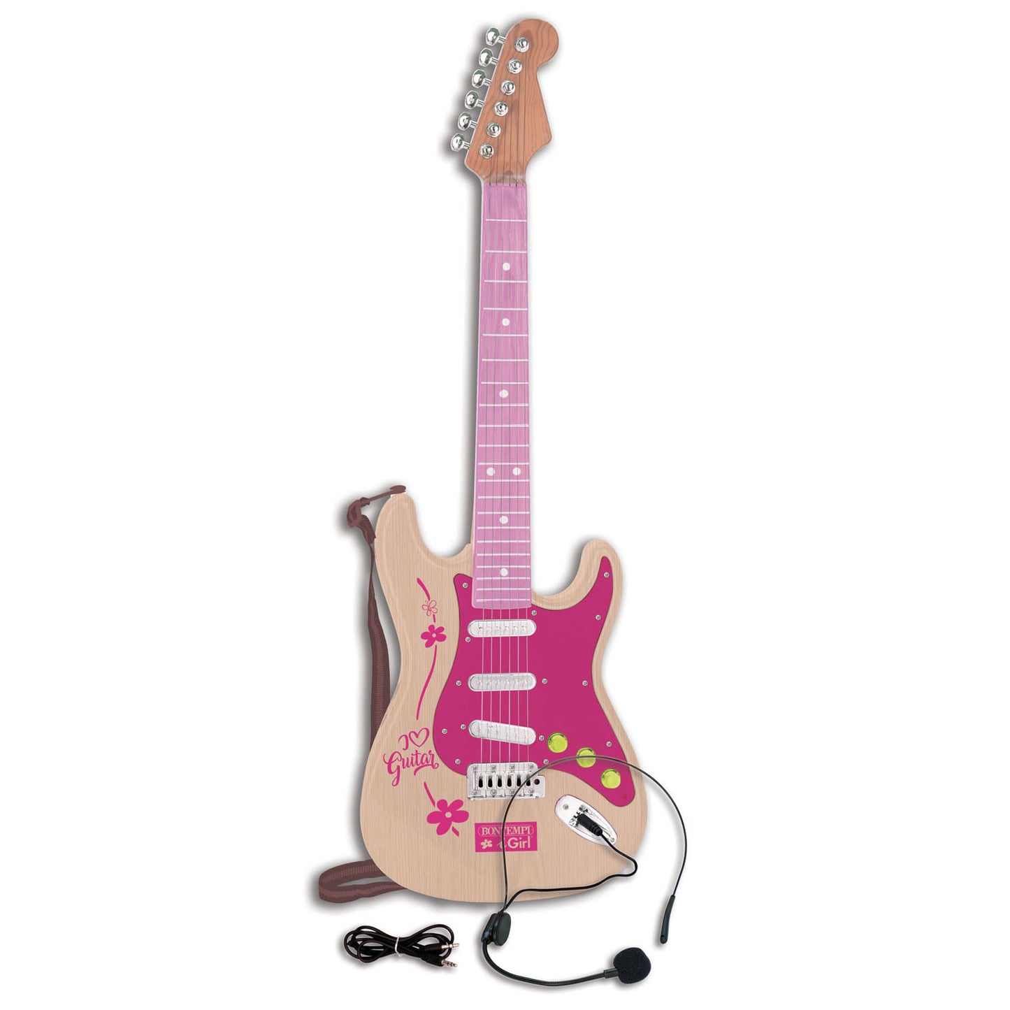 Bontempi E -Gitarre Pink