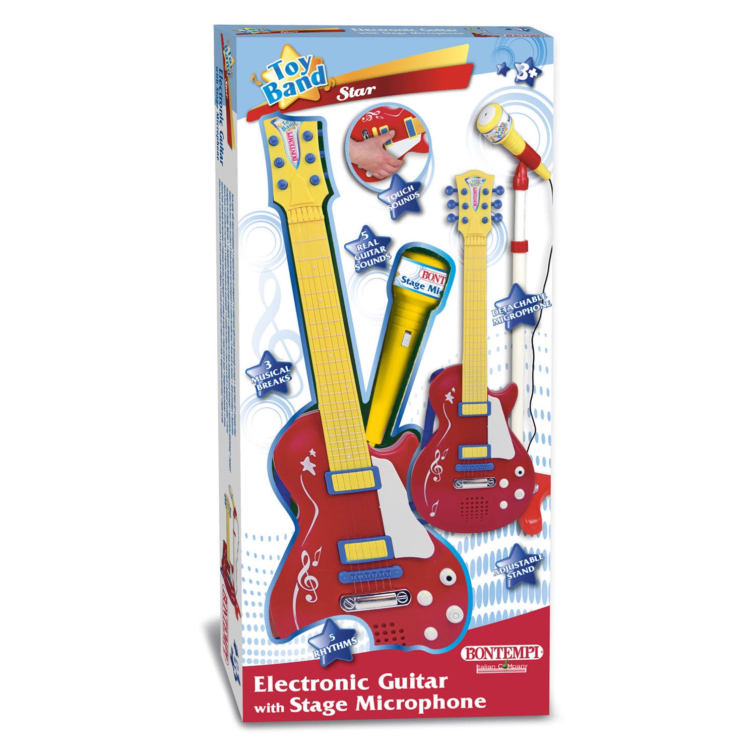Bontempi E -Gitarre mit Praktikummikrofon