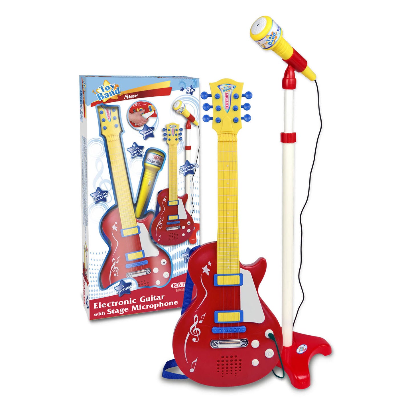 Bontempi E -Gitarre mit Praktikummikrofon