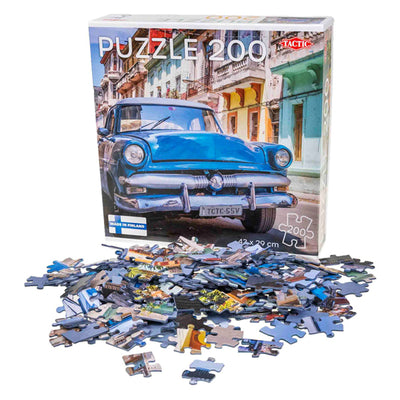 Taktisches Puzzle -Vintage -Auto in Havanna, 200st.