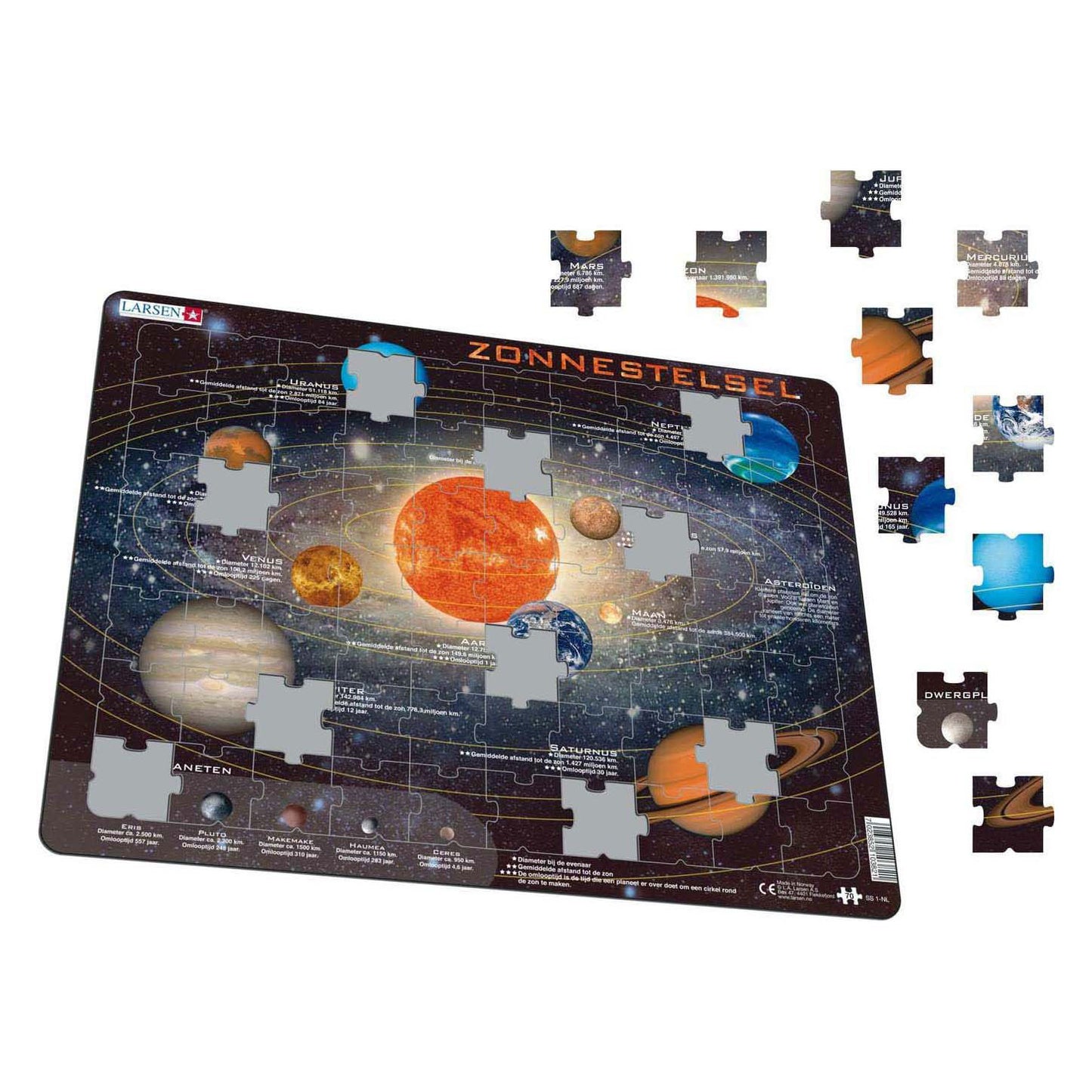 Selecta Larsen Jigsaw Puzzle Das Sonnensystem 70..