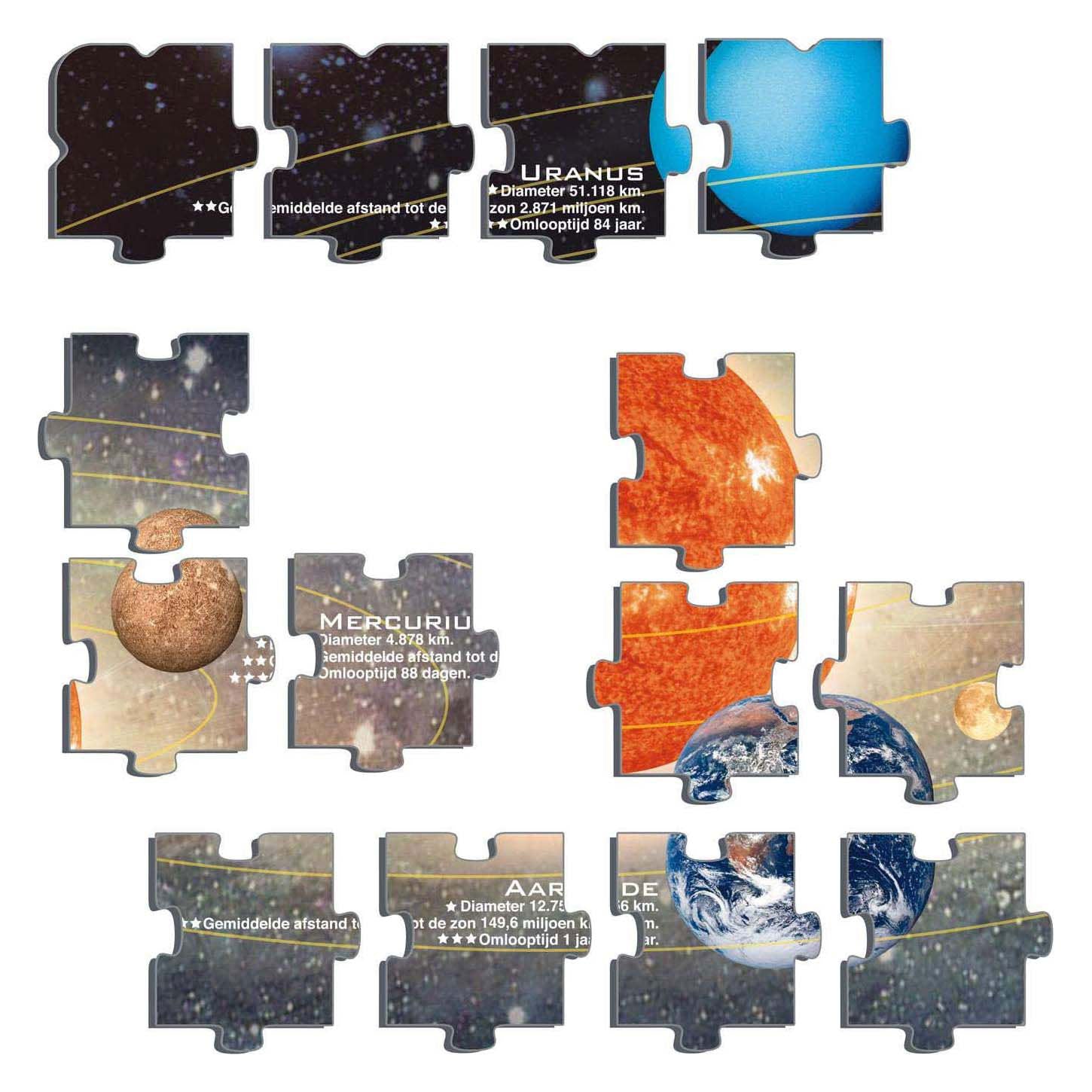 Selecta Larsen Jigsaw Puzzle Das Sonnensystem 70..