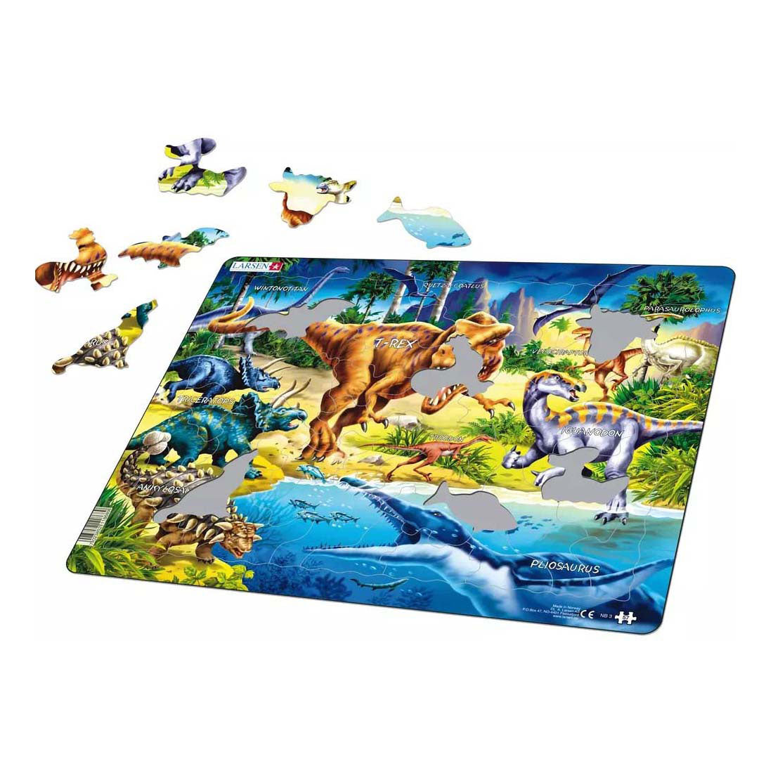 Selecta Larsen -Pluzztiere - Dinosaurier aus der Kreidezeit, 57.