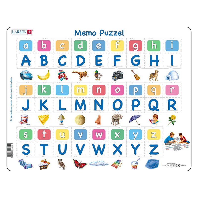 Selecta larsen memopuzel lernen zu lesen - das Alphabet mit Bildern, 52.