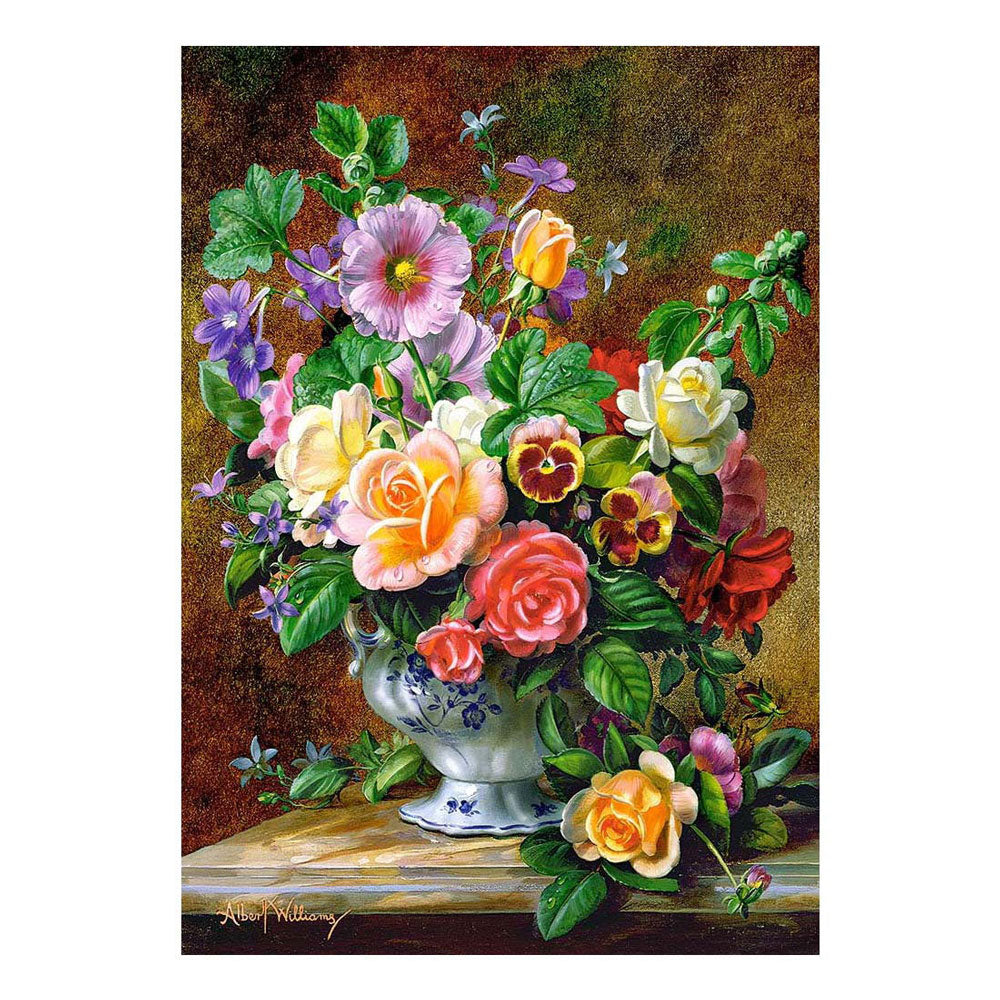 Selecta Castorland spielen Puzzle Blumen in einer Vase, 500st.