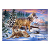 Selecta Castorland Plug Puzzle Wolfish Wonderland, 500st.