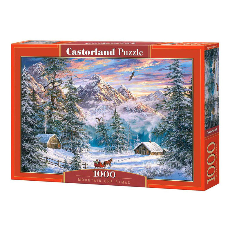 Selecta Castorland spielen Puzzle Mountain Weihnachten, 1000st.