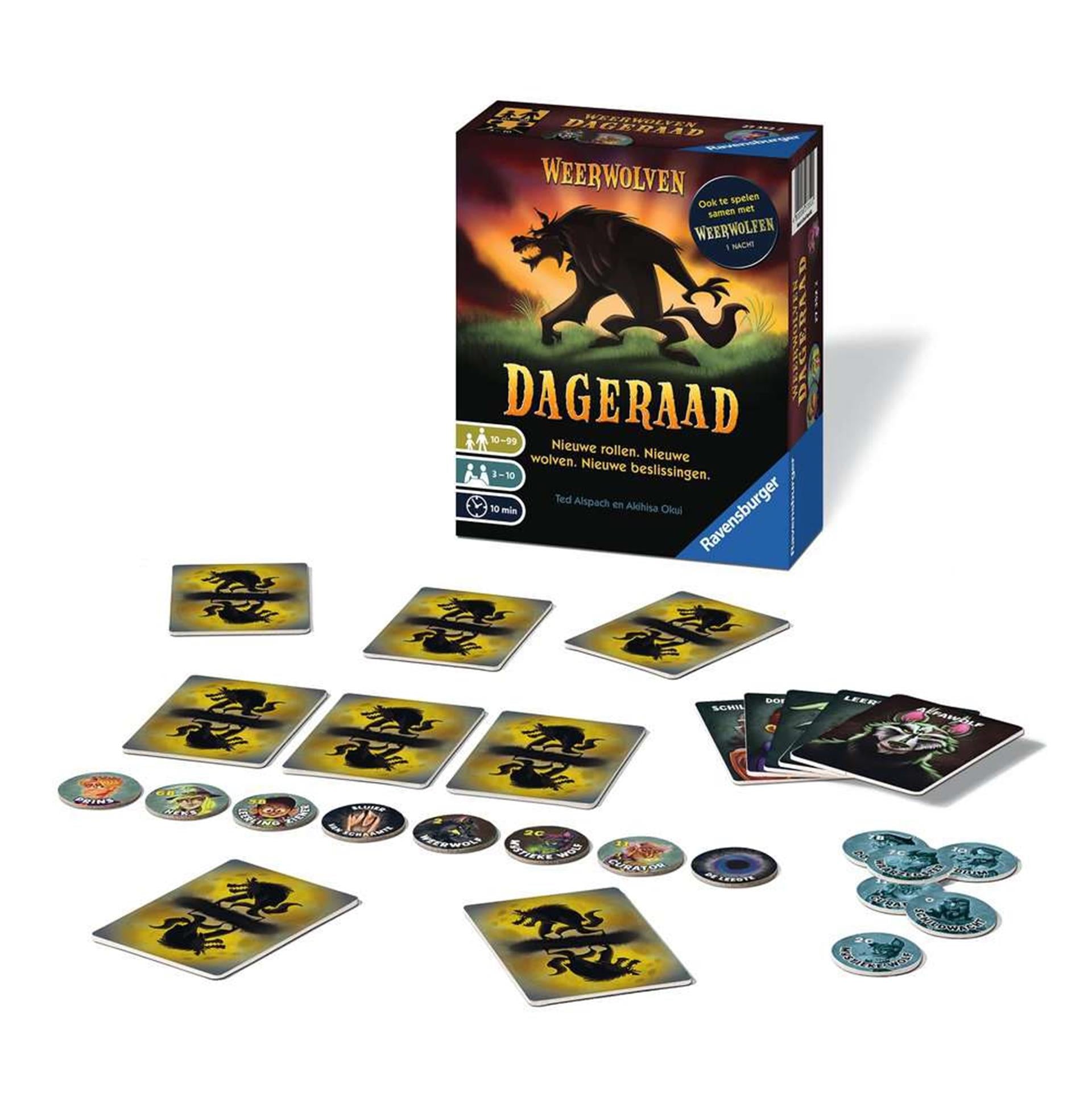 Ravensburger Werwolves van Wakkerdam: Dawn - Kartenspiel
