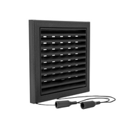 Renson 1069262 – oberflächenmontiertes verstellbares Gitter PVC 732 (154 x 154) str 9005 (schwarz) | 2 Stk - afbeelding 7