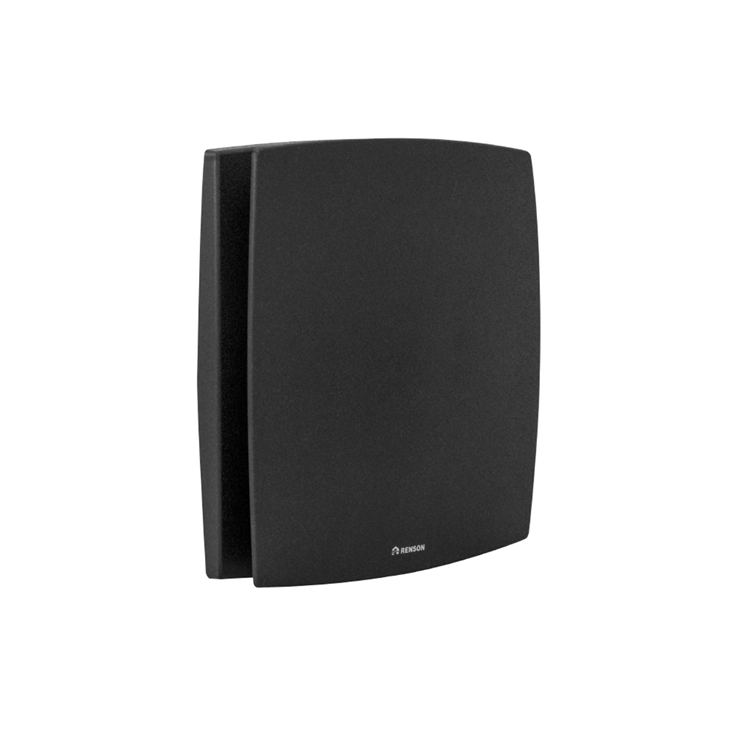 Renson 1069257 – mechanische Lüfterabdeckung (9 x 11-Durchmesser 100) 91b (schwarz) | 2 Stk