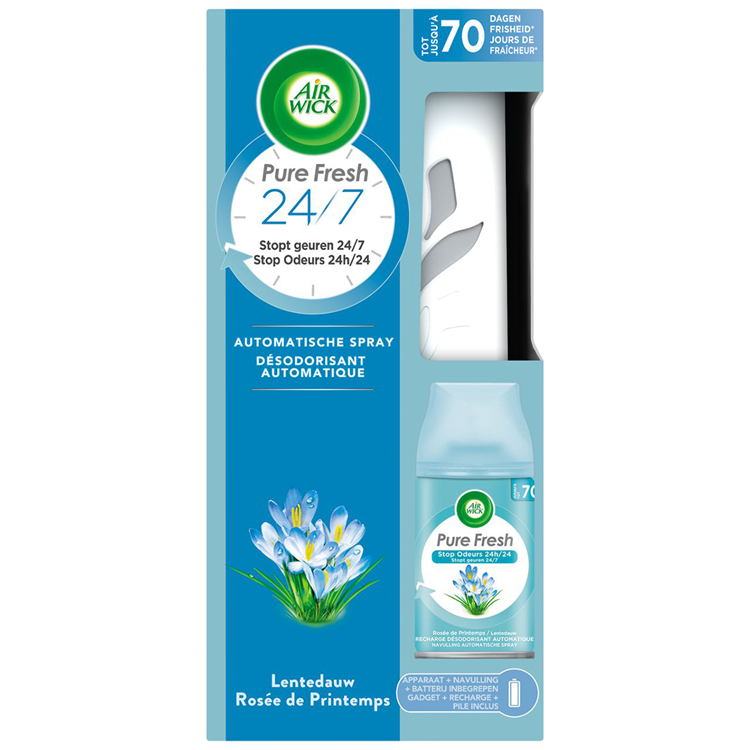 Airwick 1070100 – Starter pur frischer Morgentau | 4 Stück