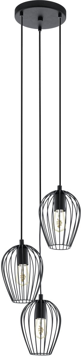 Eglo Newtown Hängelampe - E27 - ø 38 cm - Schwarz
